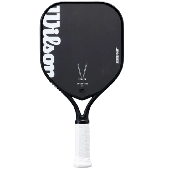 Wilson VESPER SF CONTROL 17 V1 Pickleball Paddle - Black/White