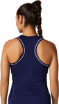 Asics Womens Court Piping Tank - Peacoat