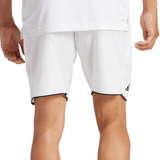 Adidas Club Climacool Mens Tennis Short  7" - White