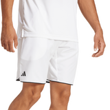 Adidas Club Climacool Mens Tennis Short  7" - White