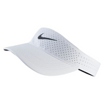 Nike AeroBill Adjustable Training Visor - White/Black