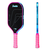 Franklin C45 Parris Todd Signature Carbon Fiber 13.25mm Pickleball Paddle - Hot Pink/Surf Blue