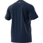 Adidas Club 3 Stripe Tee navy/white