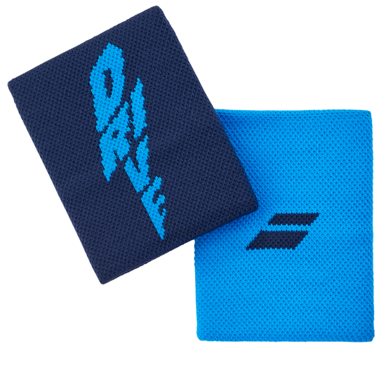 Babolat Logo Jumbo Wristband - Drive Blue