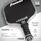 Franklin FS Tour Tempo Pickleball Paddle - Gray