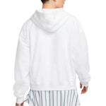 Nike Court Women Fleece Tennis Hoodie - White