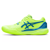 Asics Gel Resolution 9 Clay Women Tennis Shoes - Hazard Green/Reborn Blue