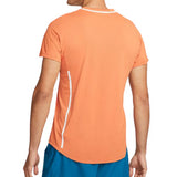Nike Court Slam Mens Tennis Polo - Hot Curry/White