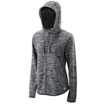 Wilson Womens Training Hooded Jacket - Black Heather