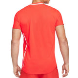 Nike Court Slam Mens Tennis Polo - Habanero Red/White