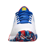 K Swiss Hypercourt Supreme Men Tennis Shoes - White/Classic Blue/Berry Red