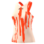 Adidas  Ecru Tint/Impact Orange Performance Thebe Magugu Tennis New York Y-Back Tank Top