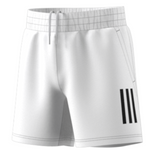Adidas Performance Club 3S White Boys Tennis Short