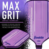 Franklin Signature Series Fiberglass 16mm with Maxgrit Pickleball Paddle