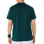 Asics Court Short Sleeve Mens Tennis Top - Saxon Green