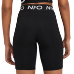 Nike Pro 365 Womens 8" Tennis Shorts - Black/White