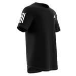 Adidas Performance Men Club 3 Stripe Tennis Tee - Black