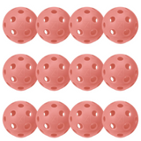 Franklin X-26 Indoor Pickleballs 12 Pack - Coral Orange