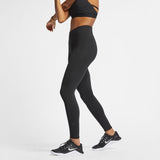 Nike Womens One Luxe Mid-Rise Leggings - Black/Clear