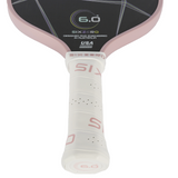 Six Zero Quartz 15mm Pickleball Paddle - Rose Pink