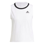 Adidas Womens Club Knotted Tennis Tank - White/Black