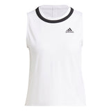 Adidas Womens Club Knotted Tennis Tank - White/Black
