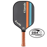 Luft Classic Pickleball Paddle - Charcoal/Orange/Green/Cream