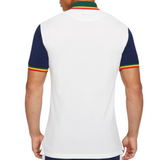 The Nike Polo Slim Fit Polo - White/Binary Blue