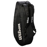 Wilson Federer Team 12 Pack Racquet Bag black/white
