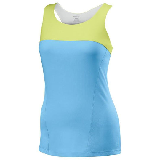 Wilson Womens Solana Racerback Tank blue/green