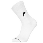 Head 3-Pack Half Cushion Crew Mens Tennis Socks - White