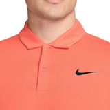 Nike Court Dri-FIT Men Tennis Polo - LT Wild Mango/Black