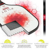 Franklin Pilot Series Fibreglass Pickleball Paddle with Maxgrit