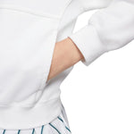 Nike Court Women Fleece Tennis Hoodie - White