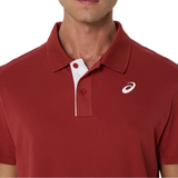 Asics Court Polo Mens Top - Burnt Red
