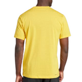 Adidas Train Essentials Feelready Active Gold / Black  Logo Training Men Tennis Tee