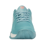 K Swiss Hyper Court Supreme Women Tennis Shoes - Nile Blue/Blanc De Blanc/Desert Flower