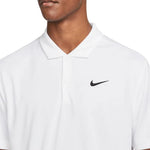 Nike Court Dri-FIT Mens Tennis Polo - White/Black