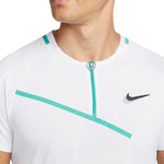 Nike Court Slam Mens Tennis Polo - White/Black