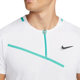 Nike Court Slam Mens Tennis Polo - White/Black