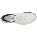 Nike Court Vapor Lite 2 Men's Hard Court Tennis Shoes - White Green Strike - Deep Jungle