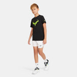 Nike Boys Court Rafa Tee DB - Black/Volt