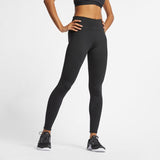 Nike Womens One Luxe Mid-Rise Leggings - Black/Clear