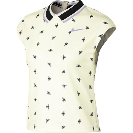 Nike Womens Court DriFit Top Sail/Oxygen Purple