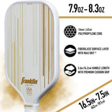 Franklin Signature Series Fiberglass 16mm with Maxgrit Pickleball Paddle