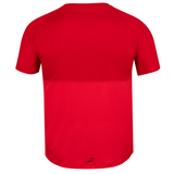 Babolat Play Crew Neck Men's Tee - Tomato Red