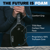 CRBN³ TruFoam Waves Elongated Pickleball Paddle