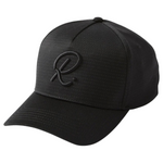 Rallee Luxe 5 Panel Tennis Cap One Size - Black