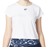 Yonex 2022 AO Tennis White Womens Crew Neck Shirt
