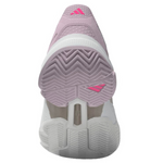 Adidas Courtjam Control 3 Women Tennis Shoes - White/Silver Metallic/Lucid Pink